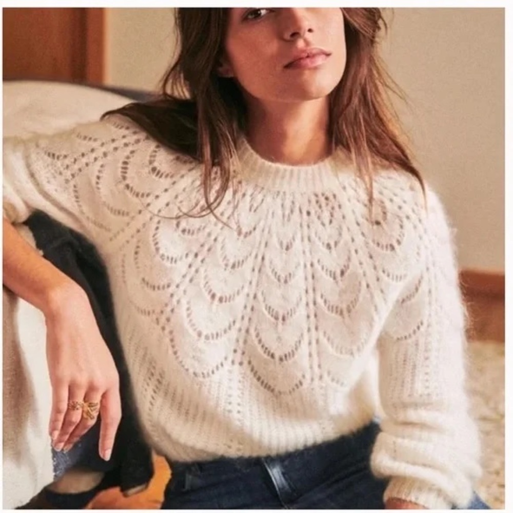 Sézane Paulin Jumper White XS